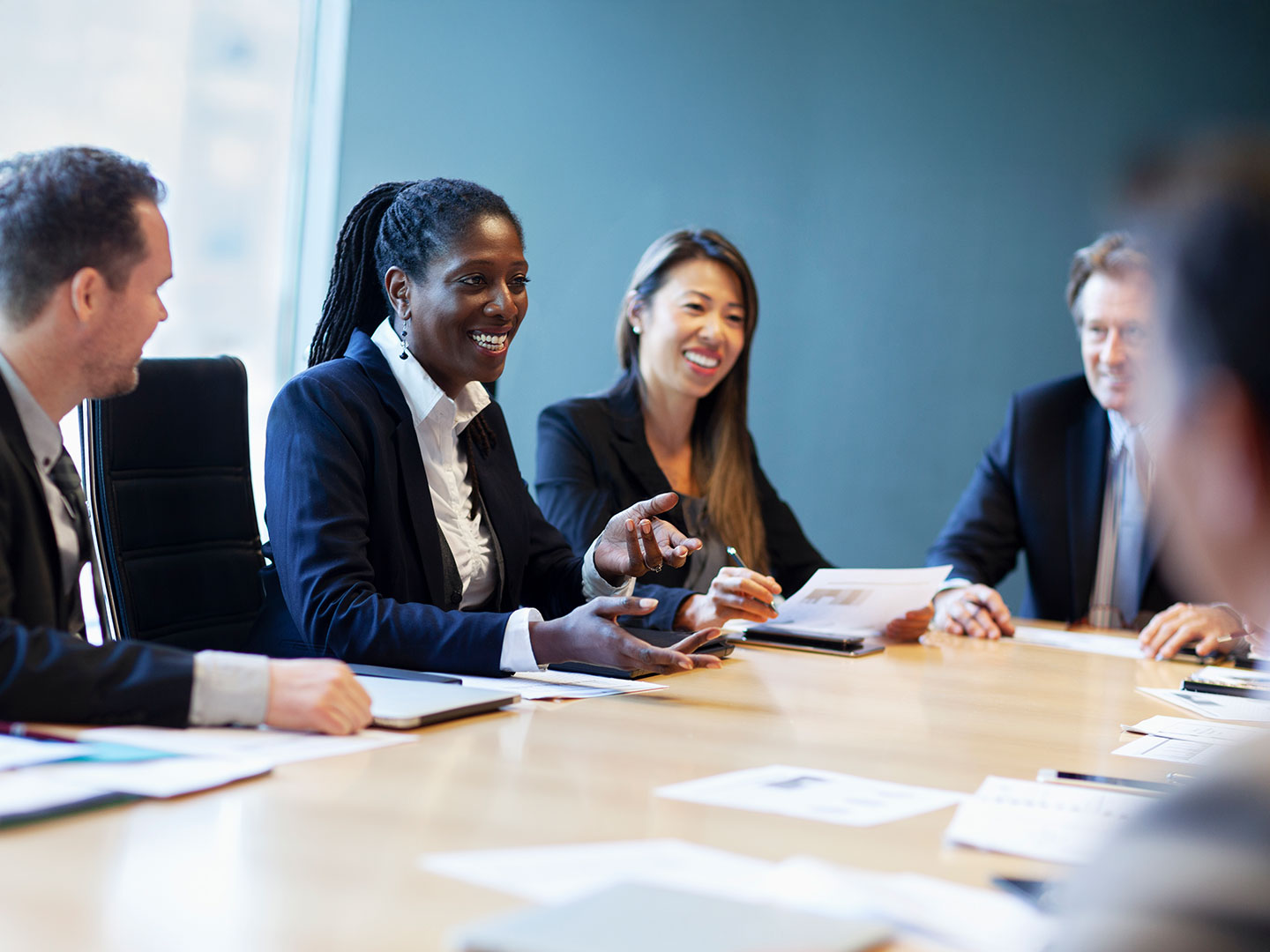 Governance - people working in a boardroom